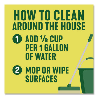 Multi-surface Cleaner Disinfectant Concentrated, Pine Scent, 80 Oz Bottle, 6/carton