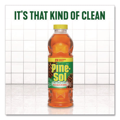 Multi-surface Cleaner Disinfectant Concentrated, Pine Scent, 80 Oz Bottle, 6/carton