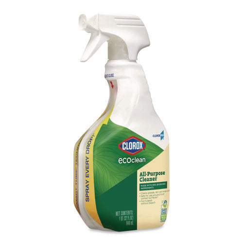 Clorox Pro Ecoclean Multipurpose Cleaner, Unscented, 32 Oz Spray Bottle