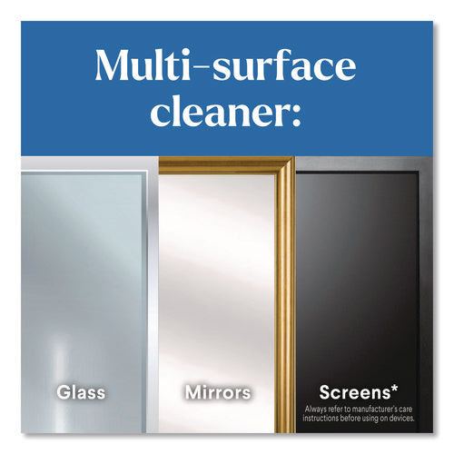 Clorox Pro Ecoclean Glass Cleaner, Unscented, 32 Oz Spray Bottle, 9/carton
