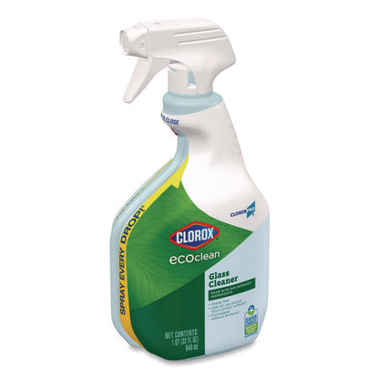 Clorox Pro Ecoclean Glass Cleaner, Unscented, 32 Oz Spray Bottle