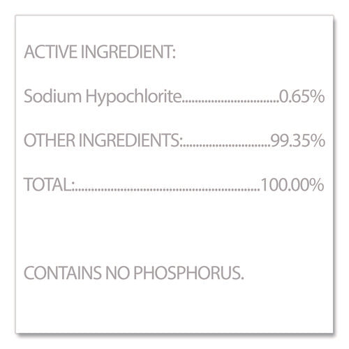 Bleach Germicidal Cleaner, 32 Oz Pull-top Bottle, 6/carton