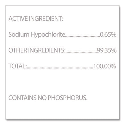 Bleach Germicidal Cleaner, 32 Oz Pull-top Bottle, 6/carton