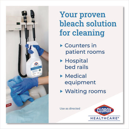 Bleach Germicidal Cleaner, 32 Oz Spray Bottle, 6/carton