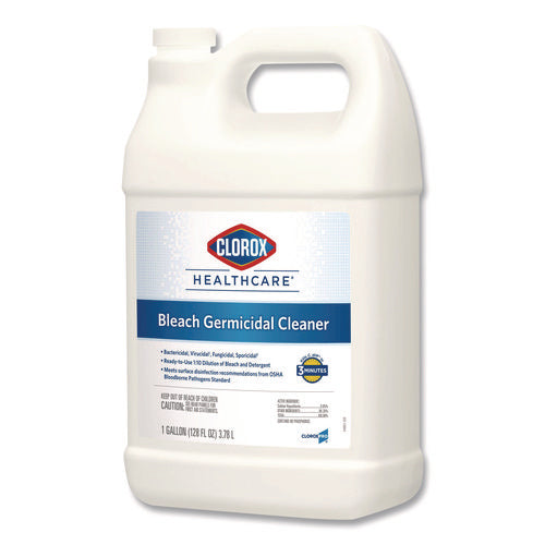 Bleach Germicidal Cleaner, 128 Oz Refill Bottle, 4/carton