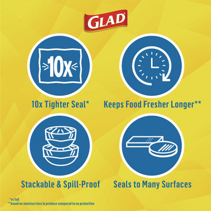 Press'n Seal Food Plastic Wrap, 70 Sq Ft, 12/carton