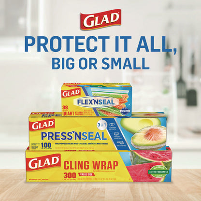 Press'n Seal Food Plastic Wrap, 70 Sq Ft, 12/carton
