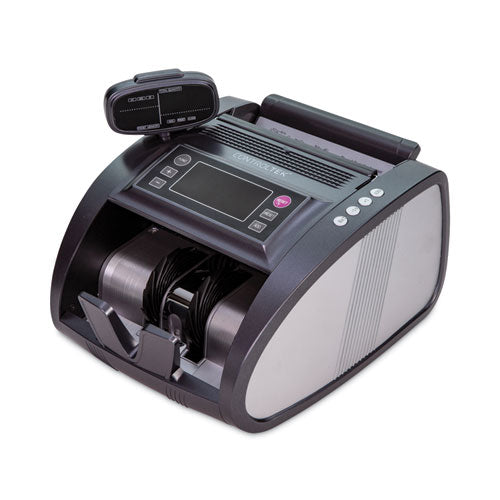 Bill Counter With Counterfeit Detection, 1,200 Bills/min, 11.41 X 9.45 X 8.66, Charcoal Gray