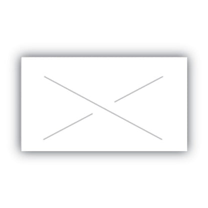 One-line Pricemarker Labels, 0.44 X 0.81, White, 1,200/roll, 3 Rolls/box