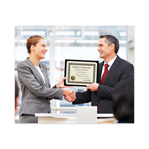 Ready-to-use Certificates, Appreciation, 11 X 8.5, Ivory/brown/gold Colors With Brown Border, 6/pack