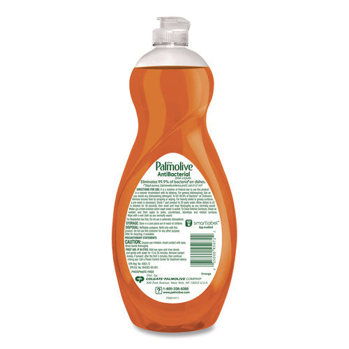 Ultra Antibacterial Dishwashing Liquid, Orange Scent. 32.5 Oz Bottle