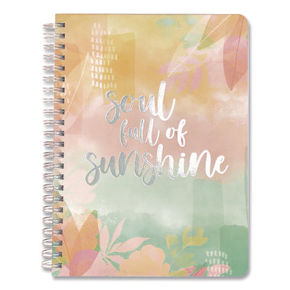 Silver Lining Hardcover Journal, Medium/college Rule, Randomly Assorted Cover Color, (100) 7.75 X 5.8 Sheets
