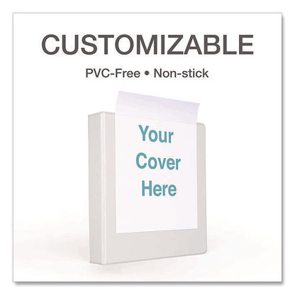 Premier Easy Open Clearvue Locking Slant-d Ring Binder, 3 Rings, 1.5" Capacity, 11 X 8.5, White