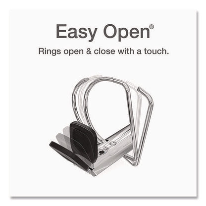 Premier Easy Open Clearvue Locking Slant-d Ring Binder, 3 Rings, 5" Capacity, 11 X 8.5, White