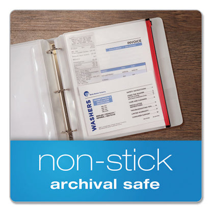 Expanding Zipper Binder Pocket, 8.5 X 11, Assorted Colors, 5/pack