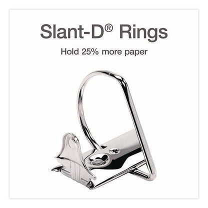 Xtralife Clearvue Non-stick Slant-d Ring Binder, 3 Rings, 1" Capacity, 11 X 8.5, Black