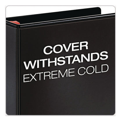 Xtralife Clearvue Non-stick Slant-d Ring Binder, 3 Rings, 1.5" Capacity, 11 X 8.5, Black