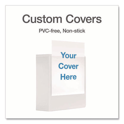 Xtralife Clearvue Non-stick Slant-d Ring Binder, 3 Rings, 4" Capacity, 11 X 8.5, White