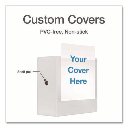Xtralife Clearvue Non-stick Slant-d Ring Binder, 3 Rings, 6" Capacity, 11 X 8.5, White