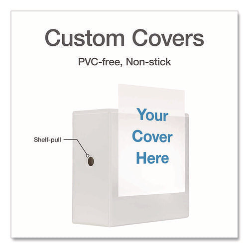 Xtralife Clearvue Non-stick Slant-d Ring Binder, 3 Rings, 6" Capacity, 11 X 8.5, White