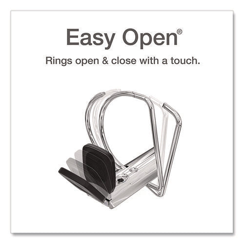 Freestand Easy Open Locking Slant-d Ring Binder, 3 Rings, 2" Capacity, 11 X 8.5, White