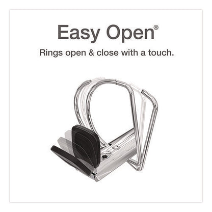 Freestand Easy Open Locking Slant-d Ring Binder, 3 Rings, 5" Capacity, 11 X 8.5, White