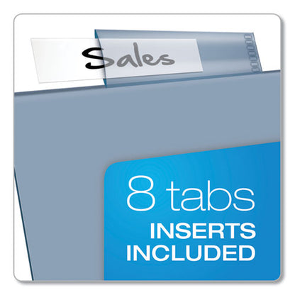 Poly Index Dividers, 8-tab, 11 X 8.5, Assorted, 4 Sets