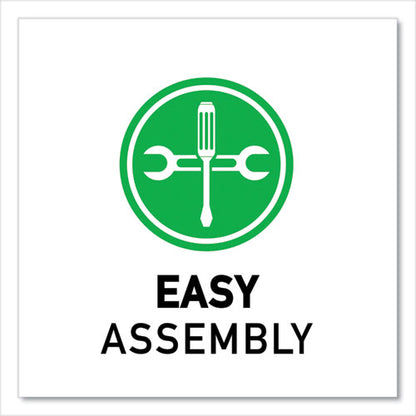 Dry-erase Markerboard Activity Tables, Rectangular, 48" X 24" X 19" To 29", White Top, Black Legs, 4/pallet