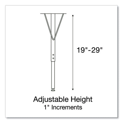 Adjustable Activity Table, Kidney Shape, 72" X 48" X 19" To 29", Medium Oak Top, Gray Legs, 4/pallet