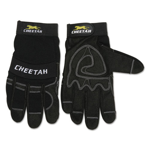 Cheetah 935ch Gloves, En388: 2x21, 10" Long, Small, Black, Pair