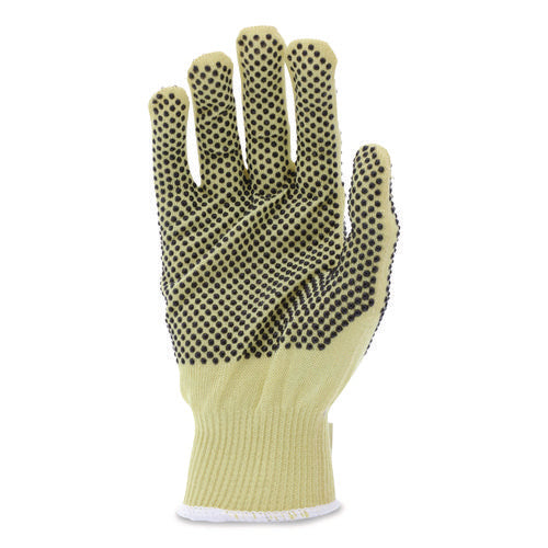 Cutpro Kevlar Gloves, Reversible, 10" Long, Small, Yellow/black, Pair