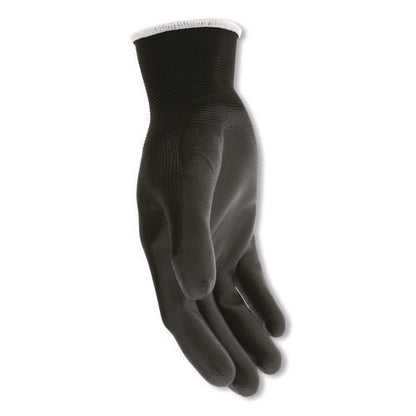 Work Gloves, 10" Long, Large, Black, 12 Pairs