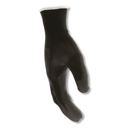 Work Gloves, 10" Long, Small, Black, 12 Pairs