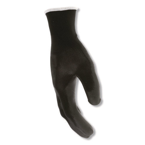 Work Gloves, 10" Long, Small, Black, 12 Pairs