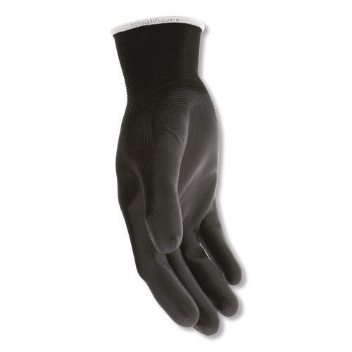 Work Gloves, 10" Long, X-large, Black, 12 Pairs
