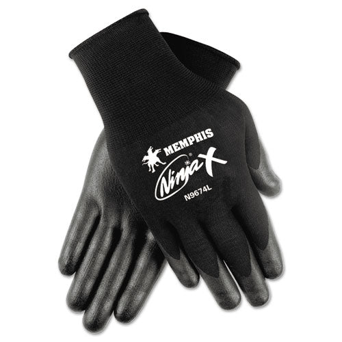 Ninja X Gloves, En388: 412x, Small, Black, Pair