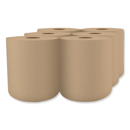 Select Roll Paper Towels, 1-ply, 7.9" X 800 Ft, Natural, 6/carton