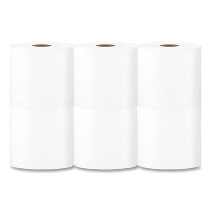 Tuff-job Spunlace Towels, Centerpull Roll, 8 X 13, White, 369 Sheets/roll, 6/carton