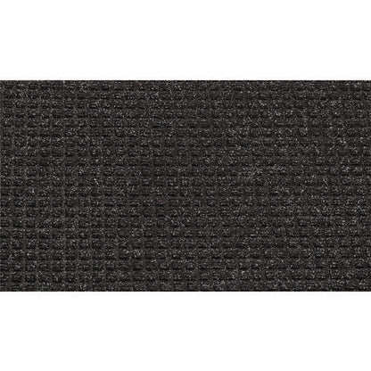 Super-soaker Wiper Mat With Gripper Bottom, Polypropylene, 46 X 72, Charcoal