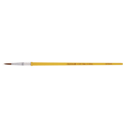 Watercolor Brush Set, Size 2, Camel-hair Blend, Round Profile, 3/pack