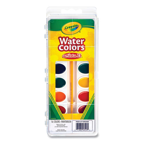 Watercolor Mixing Set, 7 Assorted Colors, Palette Tray