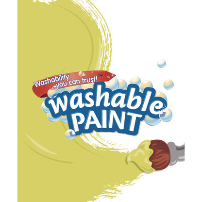 Washable Paint, Yellow, 1 Gal Bottle
