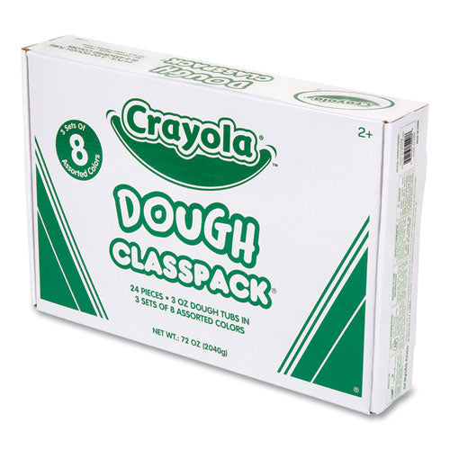 Dough Classpack, 3 Oz, 8 Assorted Colors With 81 Modeling Tools