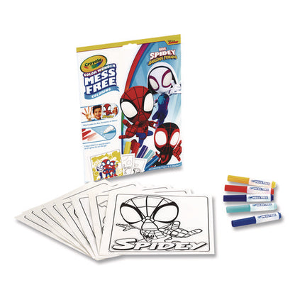Spidey And His Amazing Friends Color Wonder Kit, Includes Five Markers, Ages 3 And Up, 18 Pages