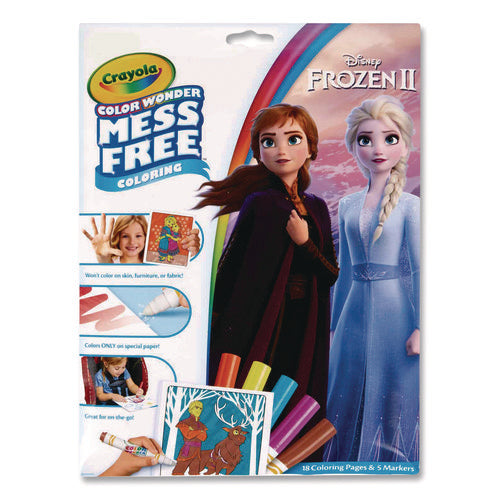Disney Frozen 2 Color Wonder Kit, Includes Five Markers, Ages 3 And Up, 18 Pages