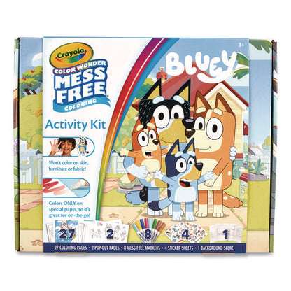 Bluey Color Wonder Activity Kit, Includes Eight Markers, Ages 3 And Up, 10 X 8 Sheets, 27 Pages