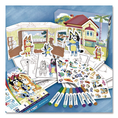 Bluey Color Wonder Activity Kit, Includes Eight Markers, Ages 3 And Up, 10 X 8 Sheets, 27 Pages