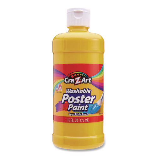 Washable Kids Paint, Assorted Colors, 16 Oz Bottle, 6/pack