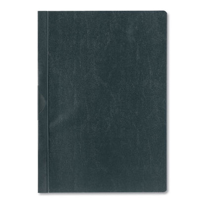 Duraclip Report Cover, Clip Fastener, 8.5 X 11, Holds 60 Sheets, Clear/black, 25/box
