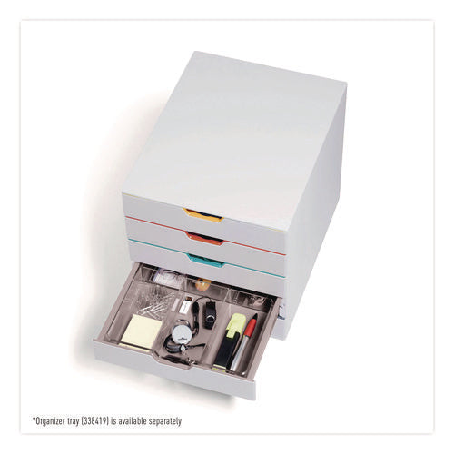 Desktop Document Sorter, 5 Sections, For File Size A4 To C4, 11 X 14 X 11.5, Assorted Colors